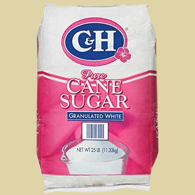 C&H Granulated White Sugar (25 lb)